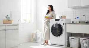 ドラム式洗濯機時短でゆとりのある毎日へ